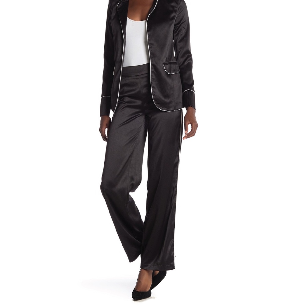 Satin Striped Trouser